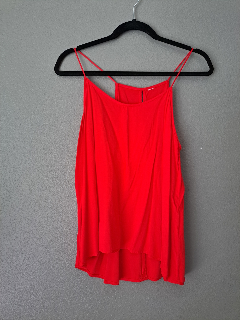 Bright Red Spaghetti Strap Women's Tank Top